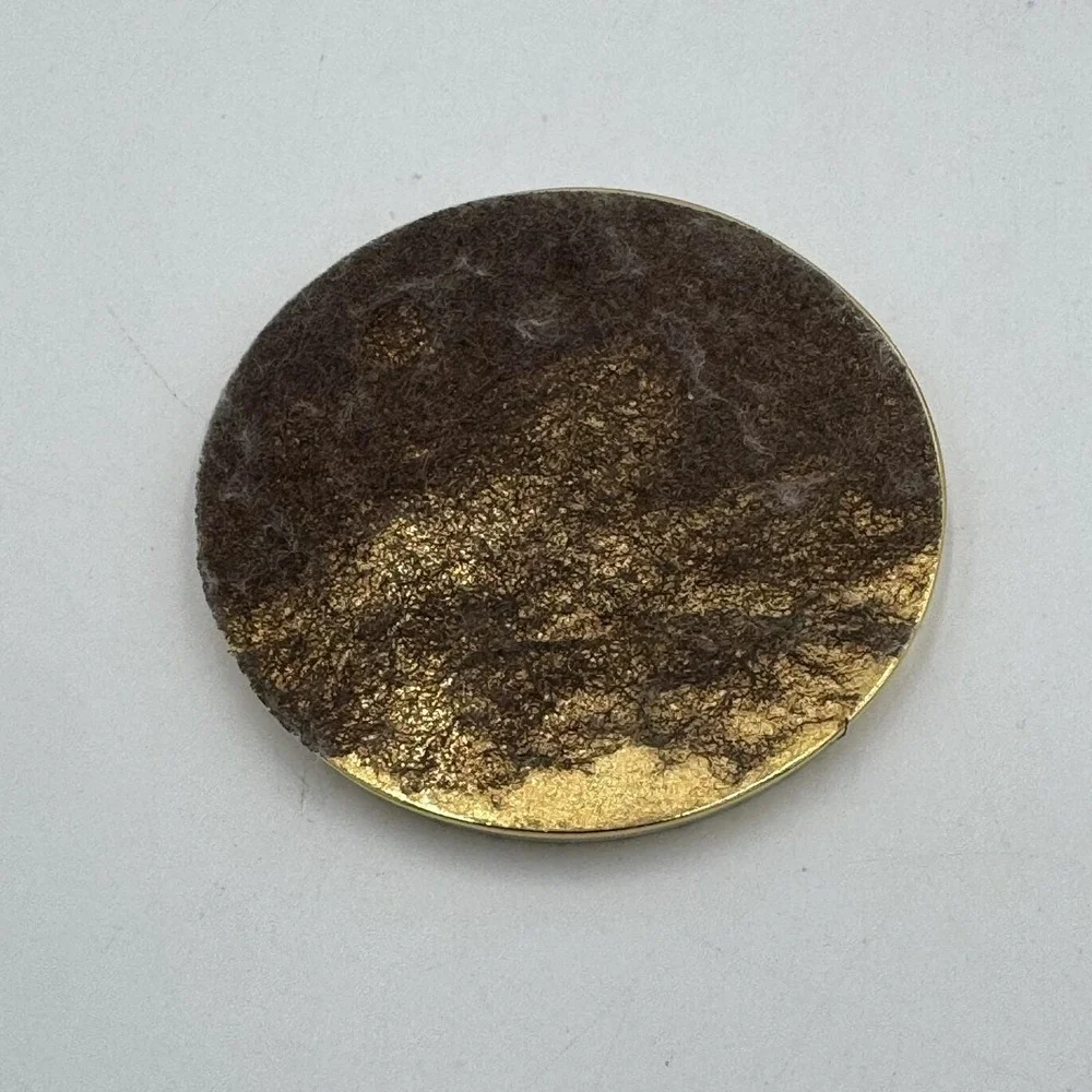 Rare United States Congress Drinking Coaster Heavy Brass Eagle Emblem